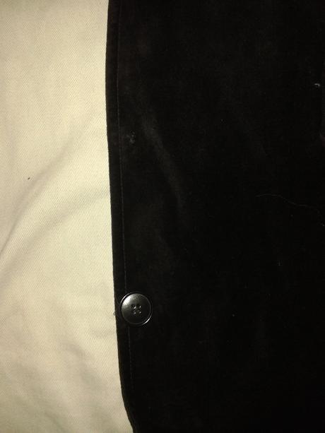 Cierne zamatove sako, m