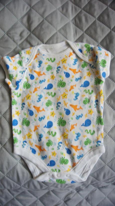 Body krátky rukáv rôzne 4ks, 62