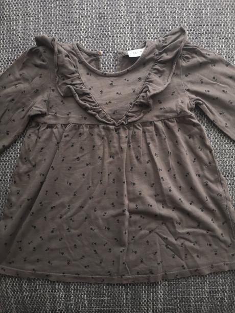 Šaty s dlhým rukávom, zara,98