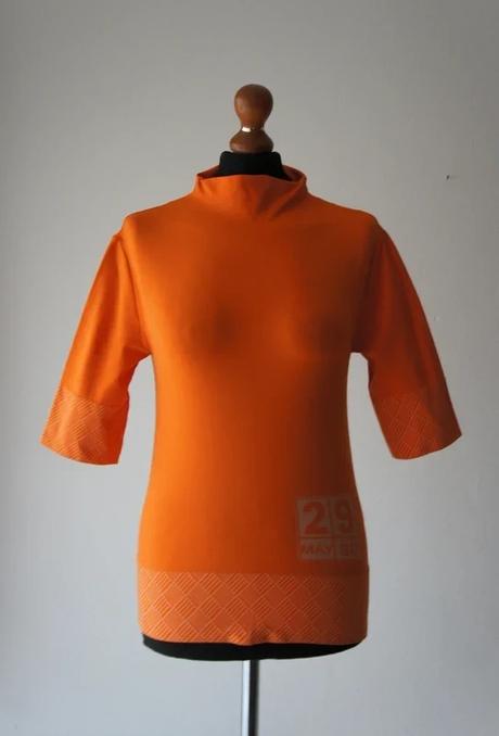 Oranžový rolákový top zn.sla the lab, m