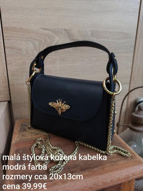Dámska štýlová malá kožená kabelka, 