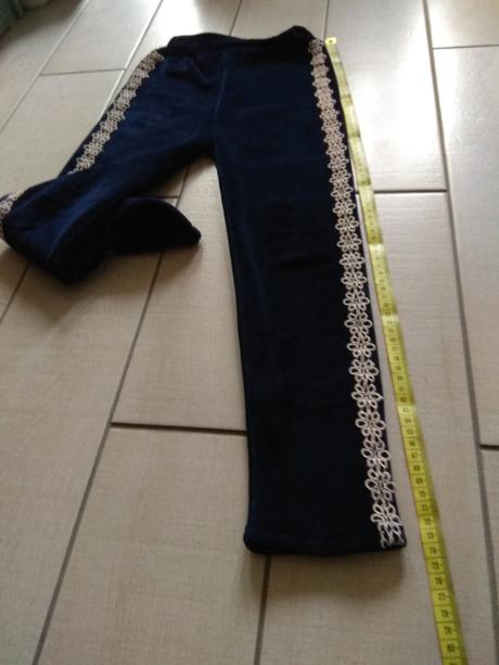 Zateplené legíny velurove, 122