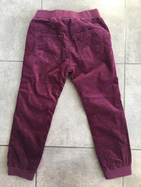 Manchestrové nohavice, lindex,110