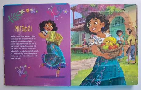 Kniha puzzle disney "encanto",