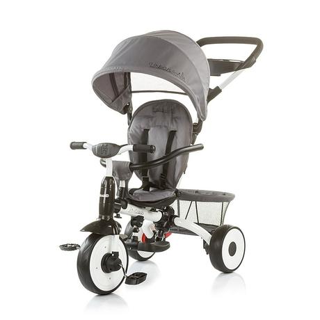 Trojkolka so strieškou urban - grey,