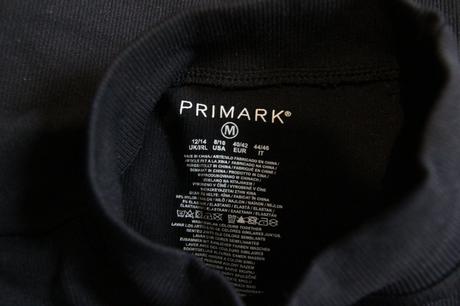 Čierny rolákový body top, m, m