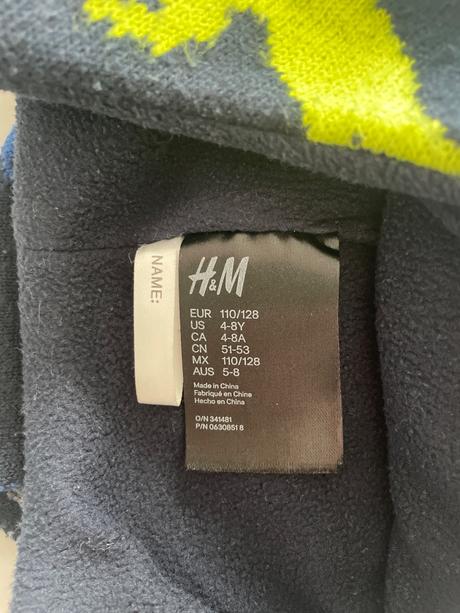 Čiapka a nakrčnik, h&m,110