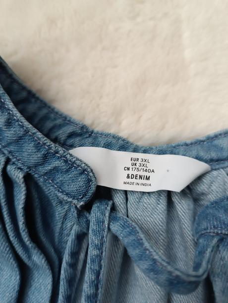 Riflové šaty, xxxl