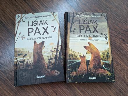 Knihy lišiak pax a lišiak pax cesta domov,
