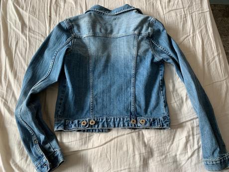 Riflová bunda, h&m,152