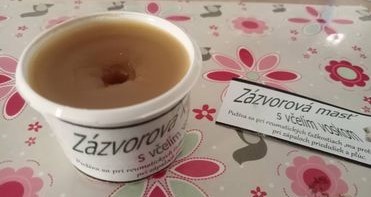 Zázvorová masť -s včelím voskom 30ml,