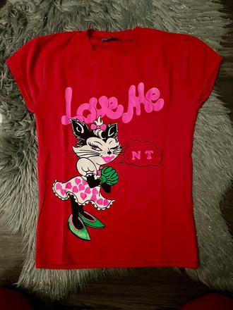 Tričko s mačičkou, s
