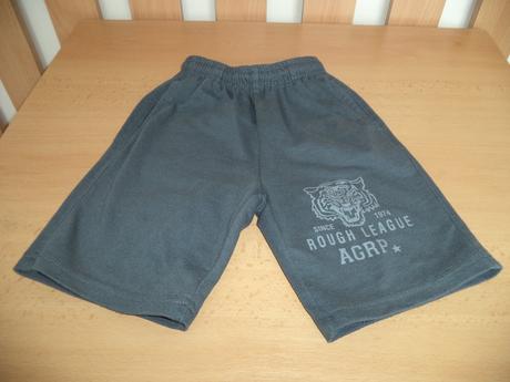 104 kraťasy sivé s tigrom, japitex,104