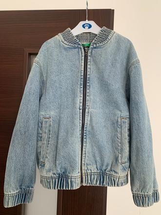 Rifľová bunda benetton, benetton,140