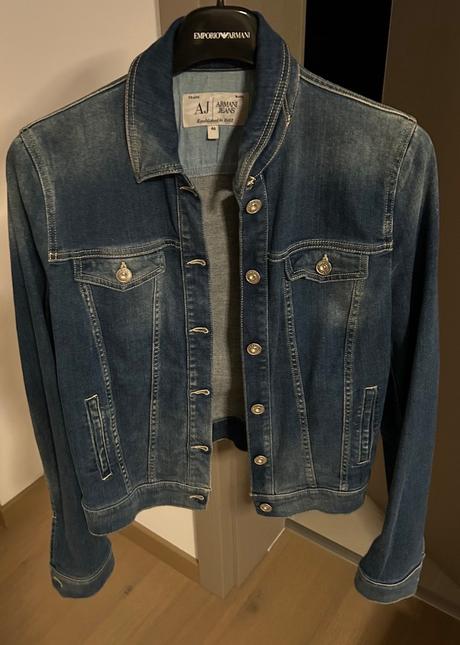 Armani riflová / denim bunda m štýlovka, armani,m