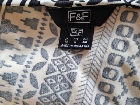 Čierno - biele šaty m, f&f,m