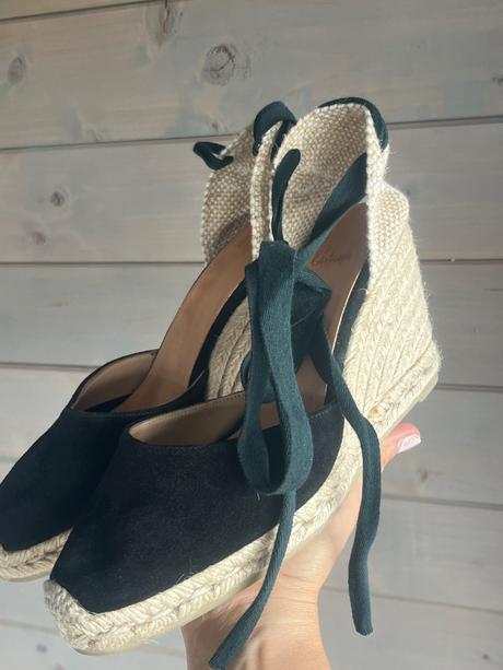 Letná elegancia castañer espadrilky, 39