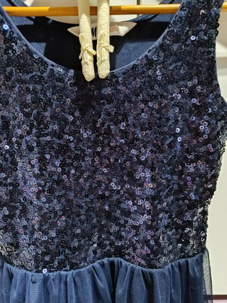 Slávnostné šaty 146/152, h&m,146