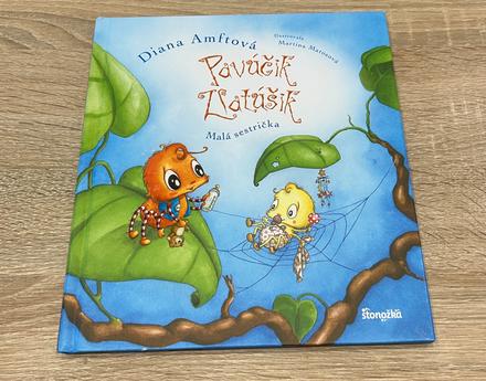 Kniha pavucik zlatusik - mala sestricka, 