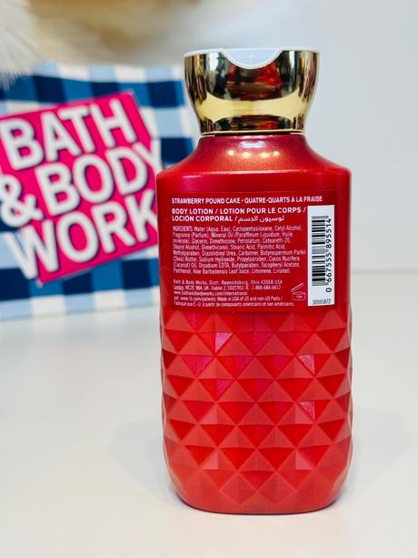 Bath & body works telové mlieko strawberry pound, 
