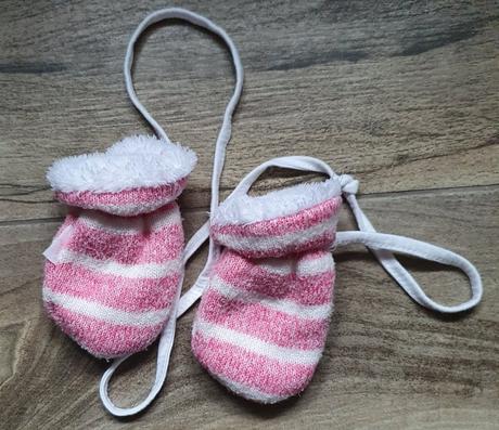 Zateplené nohavice + rukavičky, 62