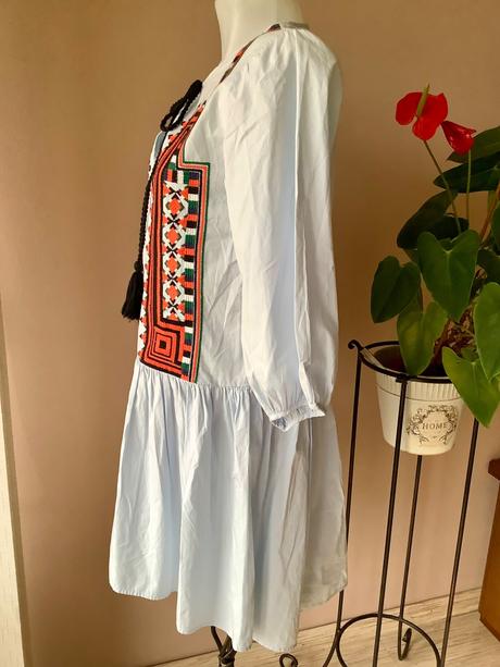 Krasne bavlnene saty/1a, h&m,38