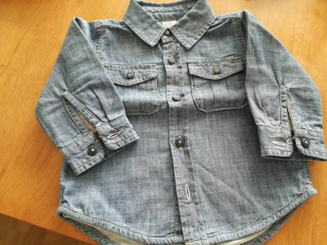 Riflová košeľa, gap,80