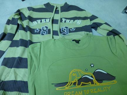 Tričko + sveter, kenvelo,140