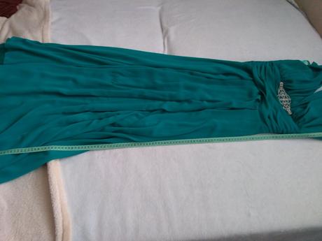 Smaragdovozelené spoločenské šaty veľ.38, 38