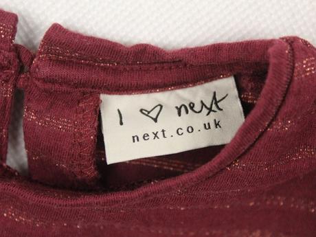 Prúžkované tričko next veľ. 12-18 mes. a, next,86