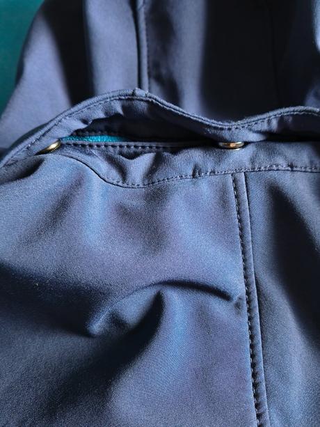 Tmavomodrá softshellová bunda 122, h&m,122