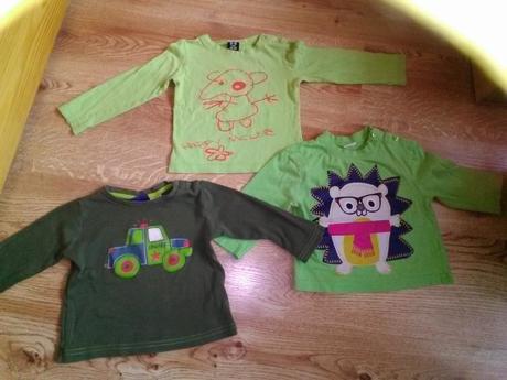 Tričká 3 ks, f&f,80