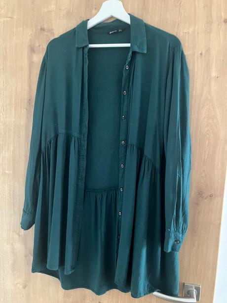 Zelená tuniková košeľa, stradivarius,l