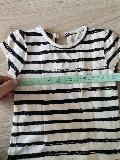 Dievčenský štýlový set - šaty a tričko, 74