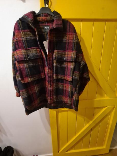 Zara kabát/ košela, zara,xl