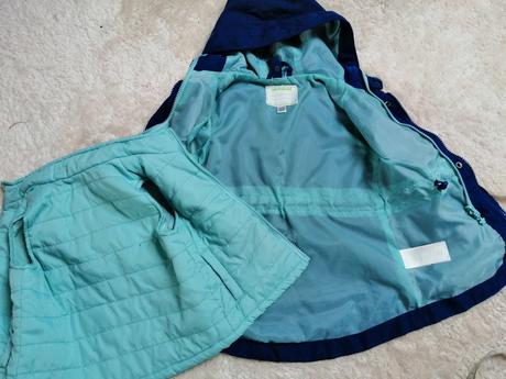 Kabátik + vestička, vertbaudet,98