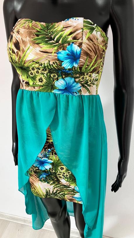 Vzorované letné šaty, xs