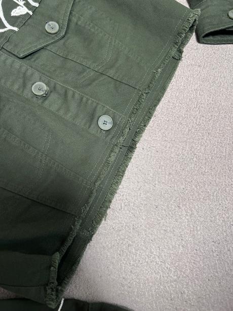 Reserved denim bunda s vysivkou, reserved,m