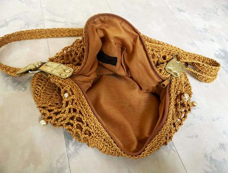 Háčkovaná boho kabelka, 
