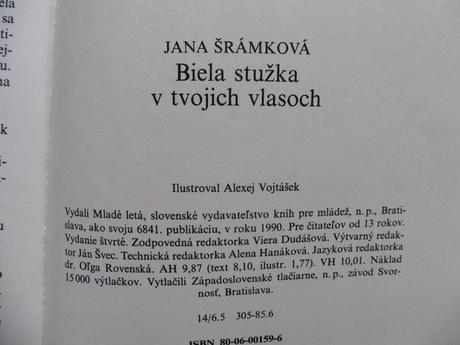 Jana šrámková - biela stužka v tvojich vlasoch,
