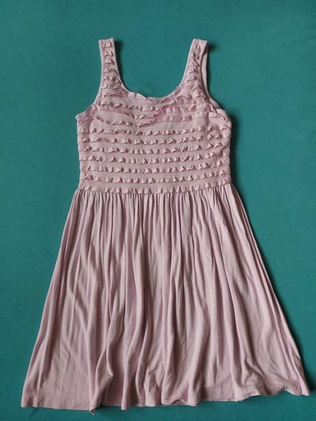 Dievčenské ružové šaty, h&m,146