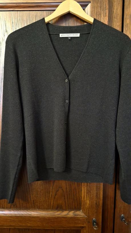 Metalický trblietavý kardigan - s, s