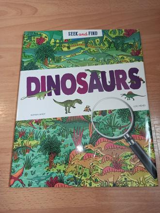 Seek and find dinosaurs hb, 