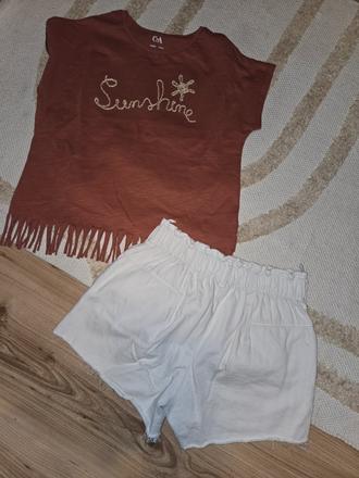 Sety 134/140 pre dievča, c&a,134