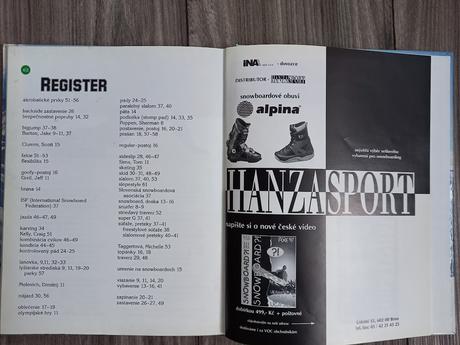 Kniha snowboarding-super stav, 