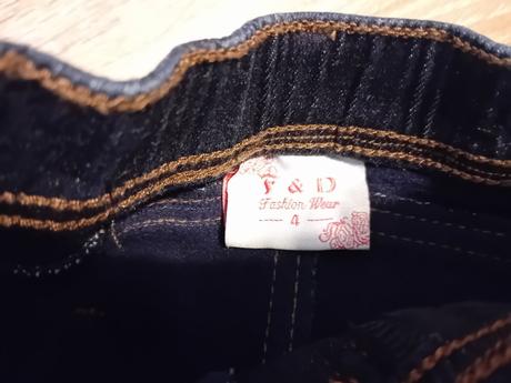 Dievčenské zateplené rifle - vek 4, 110