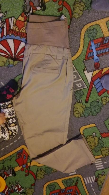 Tehotenské chino nohavice, bonprix,42
