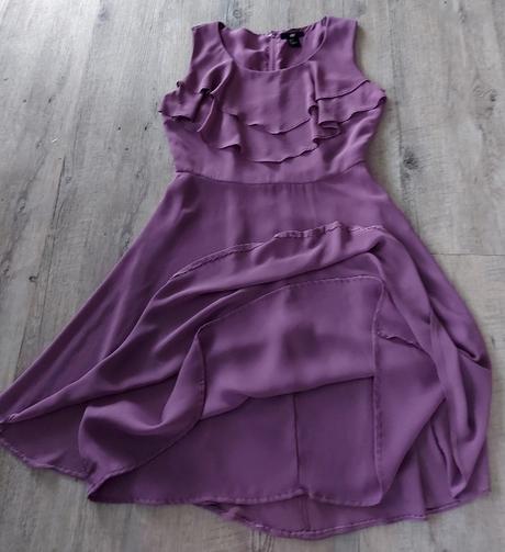 Fialové šaty h&m, h&m,38