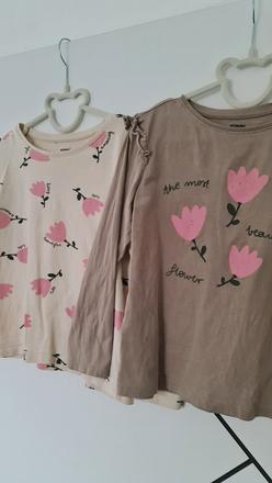 2x tričko s dlhým rukávom, 128, sinsay,128