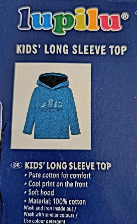Tričko a kapucňou, lupilu,98 / 104